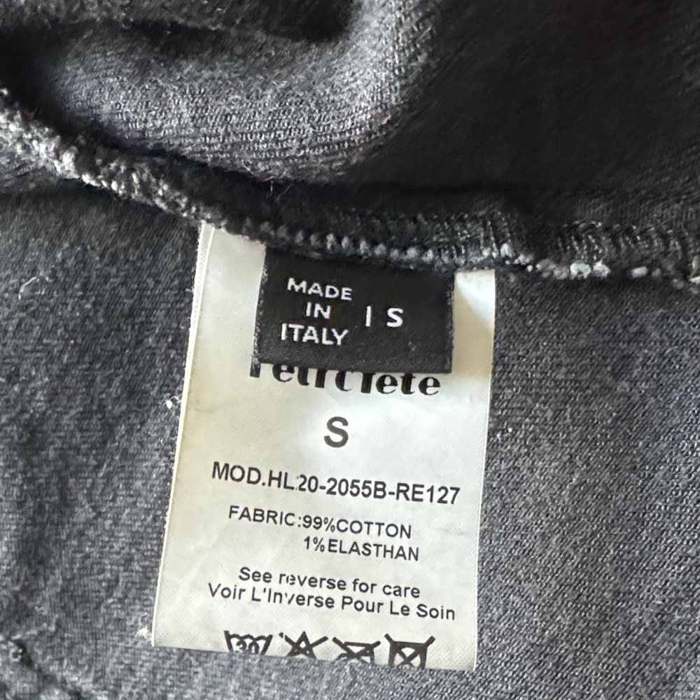 Retrofete Charcoal Jean Jacket with Embroidery - Picture 2 of 4